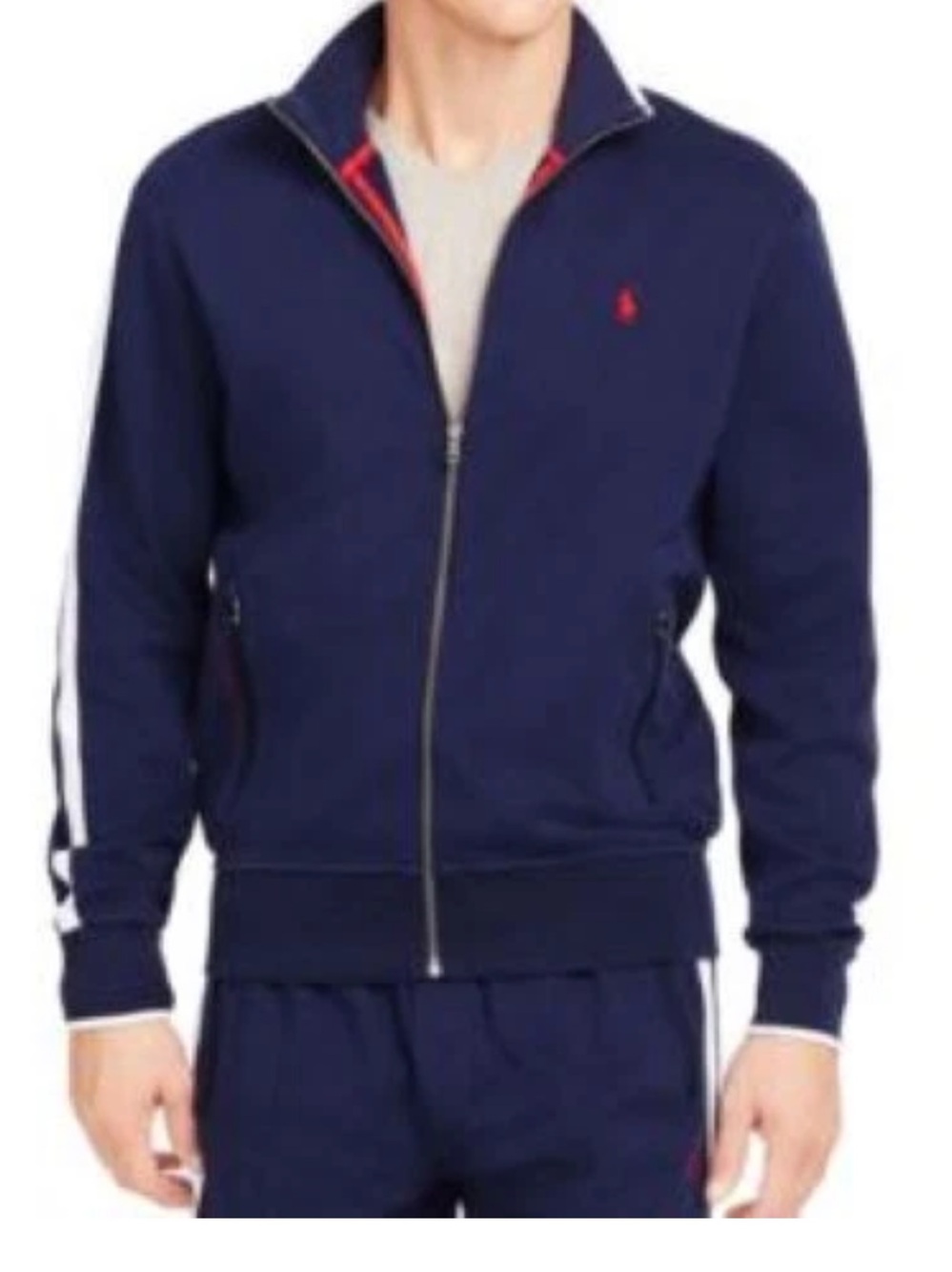 Polo by Ralph Lauren Navy Zip Up Track Jacket